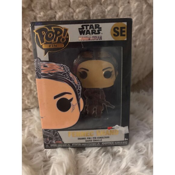 Funko Pop! Pin Star Wars Mandalorian Fennec Shand SE Special Edition Sealed - Picture 4 of 11
